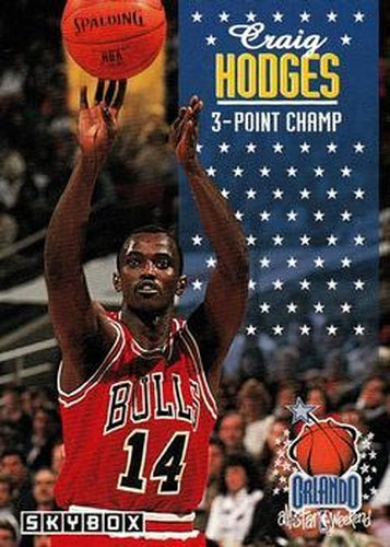 #309 Craig Hodges - Chicago Bulls - 1992-93 SkyBox Basketball