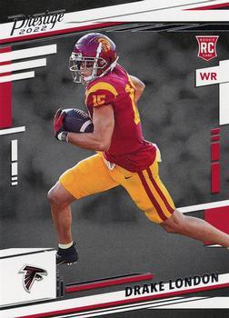 #309 Drake London - Atlanta Falcons - 2022 Panini Prestige Football