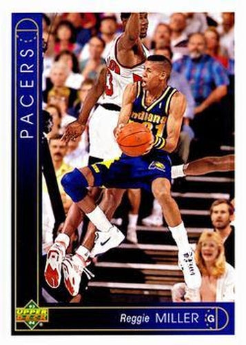 #309 Reggie Miller - Indiana Pacers - 1993-94 Upper Deck Basketball