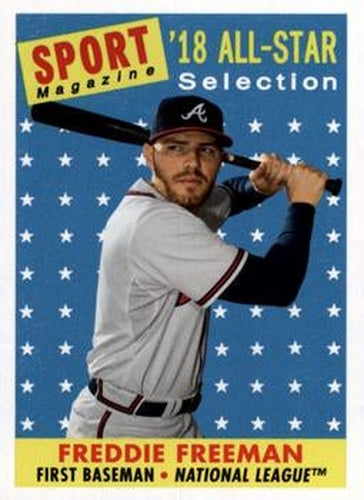 #309 Freddie Freeman - Atlanta Braves - 2019 Topps Archives Baseball