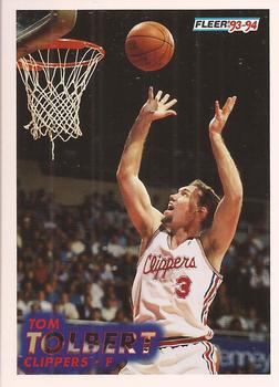 #309 Tom Tolbert - Los Angelesippers - 1993-94 Fleer Basketball