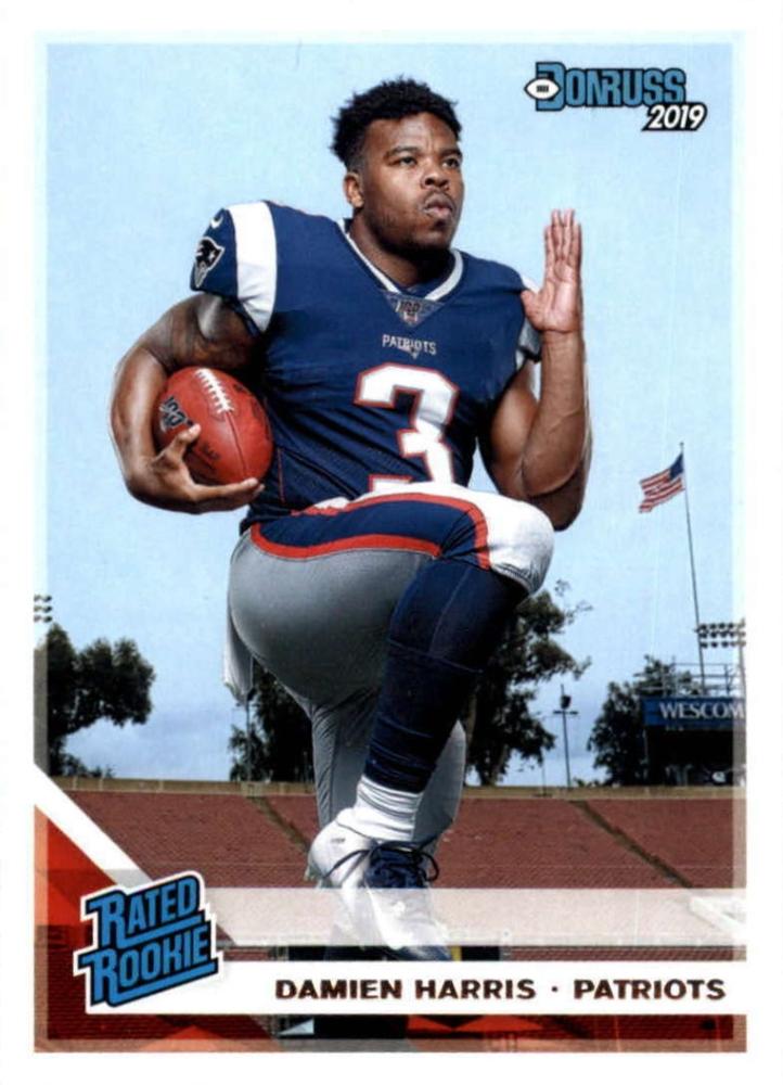 #309 Damien Harris - New England Patriots - 2019 Donruss Football