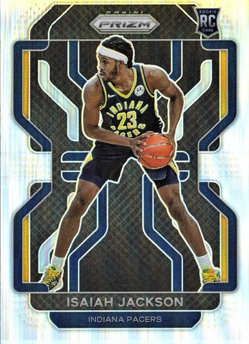 #309 Isaiah Jackson - Indiana Pacers - 2021-22 Panini Prizm - Silver Basketball