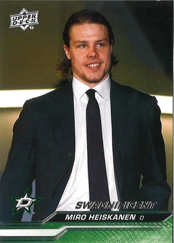 #309b Miro Heiskanen - Dallas Stars - 2023-24 Upper Deck Hockey