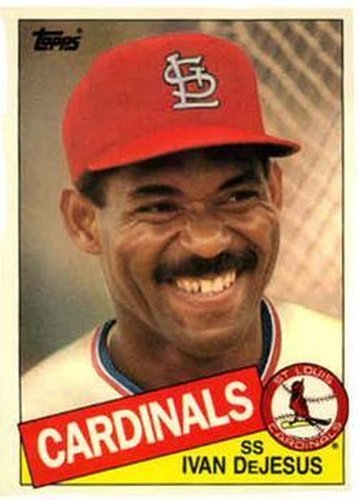 #30T Ivan DeJesus - St. Louis Cardinals - 1985 Topps Traded Baseball