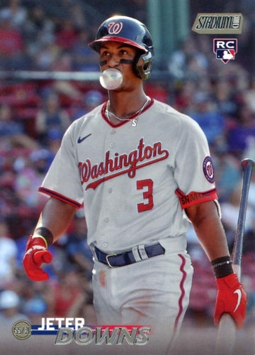 #30 Jeter Downs - Washington Nationals - 2023 Stadium Club Baseball