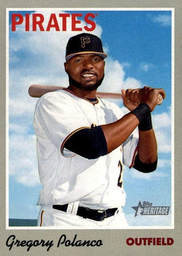 #30 Gregory Polanco - Pittsburgh Pirates - 2019 Topps Heritage Baseball