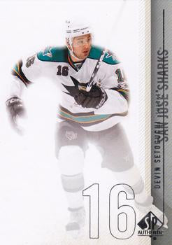 #30 Devin Setoguchi - San Jose Sharks - 2010-11 SP Authentic Hockey