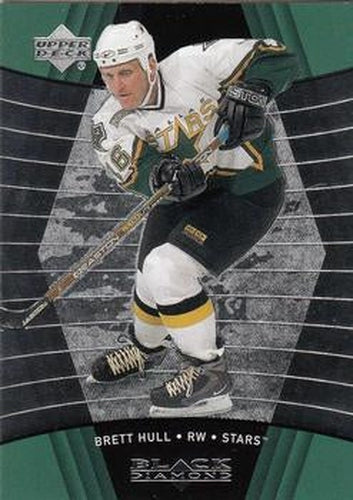 #30 Brett Hull - Dallas Stars - 1999-00 Upper Deck Black Diamond Hockey