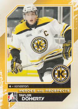 #30 Taylor Doherty - Kingston Frontenacs - 2010-11 In The Game Heroes and Prospects Hockey