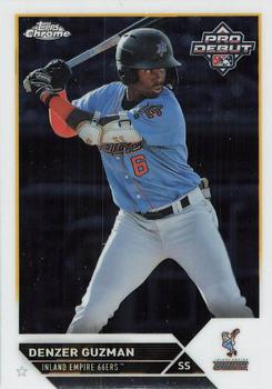 #PDC-30 Denzer Guzman - Inland Empire 66ers - 2023 Topps Pro Debut - Chrome Baseball