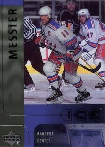 #30 Mark Messier - New York Rangers - 2001-02 Upper Deck Ice Hockey