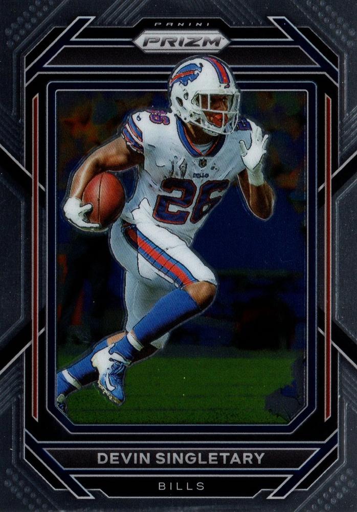 #30 Devin Singletary - Buffalo Bills - 2022 Panini Prizm Football