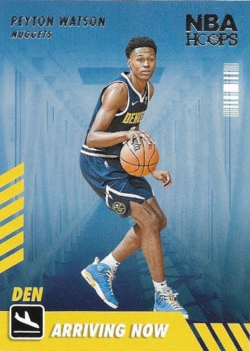 #30 Peyton Watson - Denver Nuggets - 2022-23 Hoops - Arriving Now Basketball