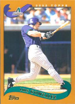 #30 Luis Gonzalez - Arizona Diamondbacks - 2002 Topps Baseball