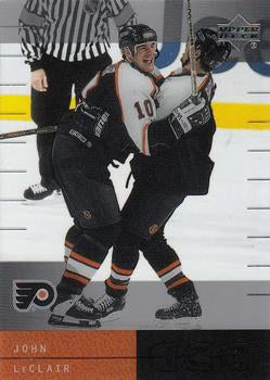 #30 John LeClair - Philadelphia Flyers - 2000-01 Upper Deck Ice Hockey