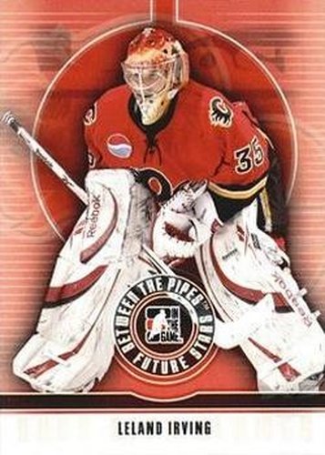 #30 Leland Irving - Quad City Flames - 2008-09 In The Game Between The Pipes Hockey