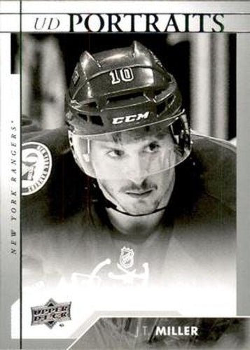 #P-30 J.T. Miller - New York Rangers - 2017-18 Upper Deck - UD Portraits Hockey