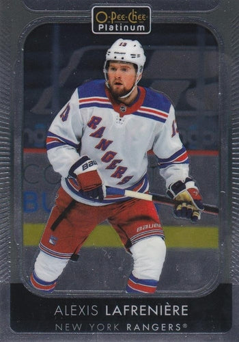 #30 Alexis Lafreniere - New York Rangers - 2021-22 O-Pee-Chee Platinum Hockey