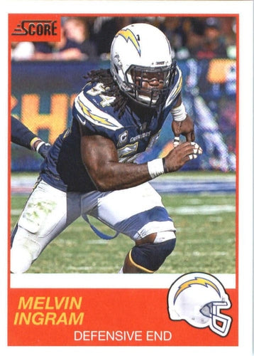 #30 Melvin Ingram - Los Angeles Chargers - 2019 Score Football