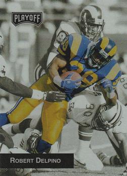 #30 Robert Delpino - Los Angeles Rams - 1993 Playoff Football