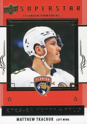 #HR-30 Matthew Tkachuk - Florida Panthers - 2023-24 Upper Deck - Honor Roll Hockey