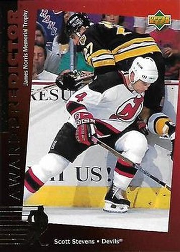 #C30 Scott Stevens - New Jersey Devils - 1994-95 Upper Deck - Predictors Canadian Gold Exchange Hockey