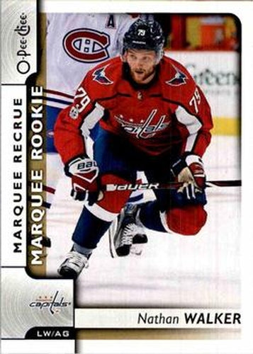 #630 Nathan Walker - Washington Capitals - 2017-18 O-Pee-Chee Hockey