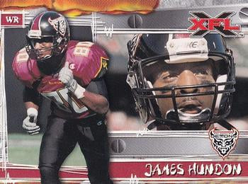 #30 James Hundon - San Francisco Demons - 2001 Topps XFL Football