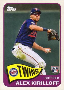 #T65-30 Alex Kirilloff - Minnesota Twins - 2021 Topps - 1965 Topps Redux Baseball
