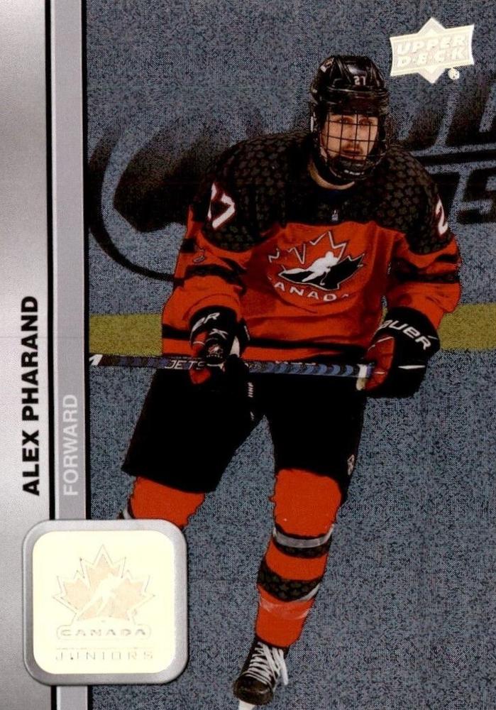 #30 Alex Pharand - Canada - 2023 Upper Deck Team Canada Juniors - Patterned Foilboard Hockey