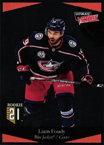 #UV-30 Liam Foudy - Columbus Blue Jackets - 2020-21 Upper Deck - Ultimate Victory Hockey