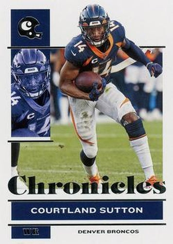 #30 Courtland Sutton - Denver Broncos - 2021 Panini Chronicles Football