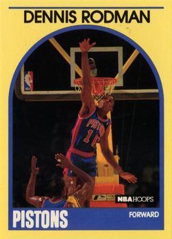 #30 Dennis Rodman - Detroit Pistons - 1989-90 Hoops Superstars Basketball