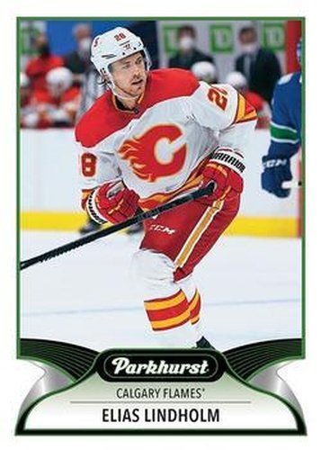 #30 Elias Lindholm - Calgary Flames - 2021-22 Parkhurst Hockey