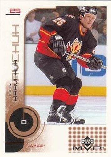 #30 Igor Kravchuk - Calgary Flames - 2002-03 Upper Deck MVP Hockey