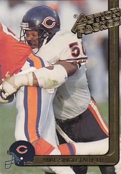 #30 Mike Singletary - Chicago Bears - 1991 Action Packed Football