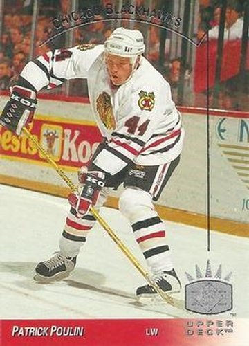 #30 Patrick Poulin - Chicago Blackhawks - 1993-94 Upper Deck - SP Hockey
