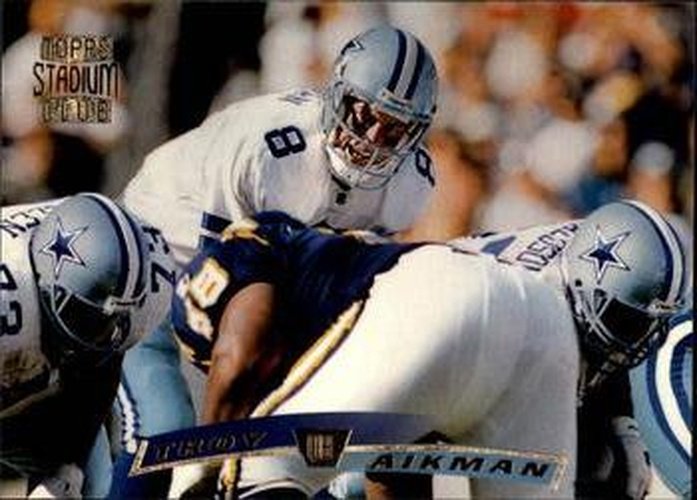 #30 Troy Aikman - Dallas Cowboys - 1996 Stadium Club Football
