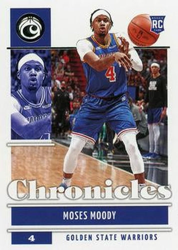 #30 Moses Moody - Golden State Warriors - 2021-22 Panini Chronicles Basketball