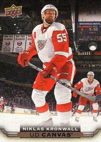 #C30 Niklas Kronwall - Detroit Red Wings - 2015-16 Upper Deck - UD Canvas Hockey