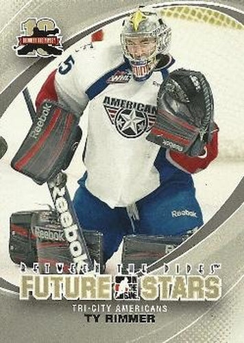 #30 Ty Rimmer - Tri-City Americans - 2011-12 In The Game Between The Pipes Hockey