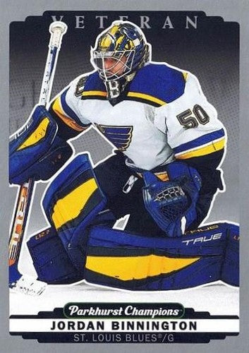 #30 Jordan Binnington - St. Louis Blues - 2022-23 Parkhurst Champions - Silver Hockey
