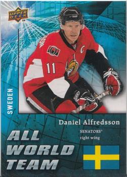 #AW30 Daniel Alfredsson - Ottawa Senators - 2009-10 Upper Deck - All World Team Hockey