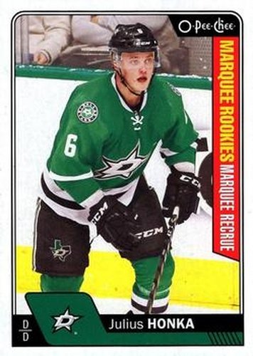 #690 Julius Honka - Dallas Stars - 2016-17 O-Pee-Chee Update Hockey