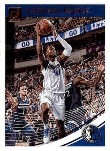 #30 Harrison Barnes - Dallas Mavericks - 2018-19 Donruss Basketball