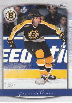 #30 Jason Allison - Boston Bruins - 1999-00 Topps Premier Plus Hockey