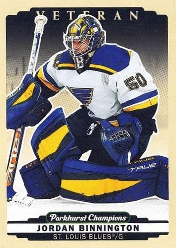 #30 Jordan Binnington - St. Louis Blues - 2022-23 Parkhurst Champions Hockey