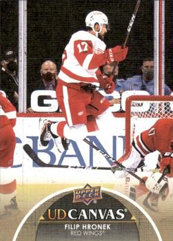 #C30 Filip Hronek - Detroit Red Wings - 2021-22 Upper Deck - UD Canvas Hockey