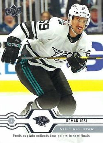 #530 Roman Josi - Nashville Predators - 2019-20 Upper Deck Hockey